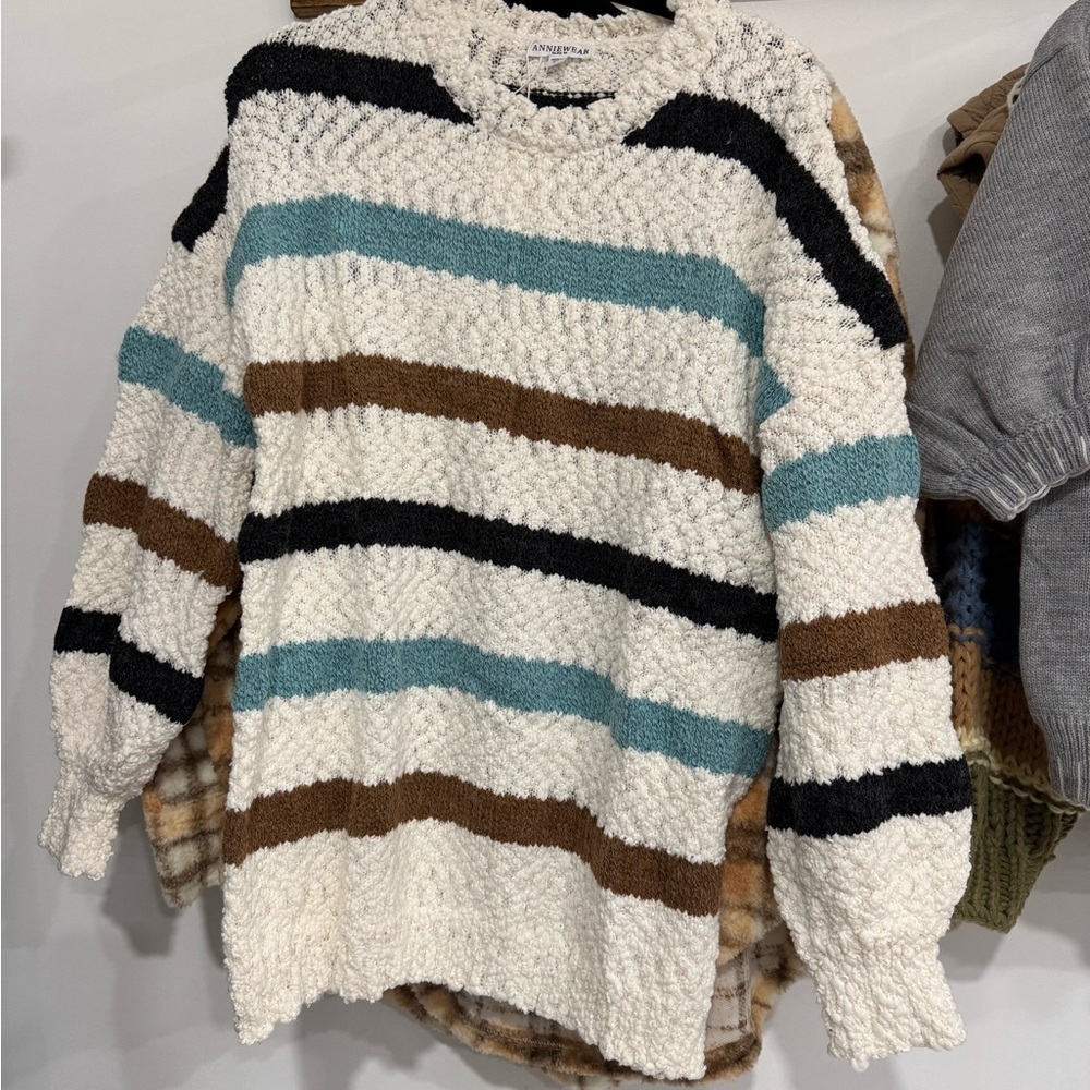 Cozy Striped Women's Sweater